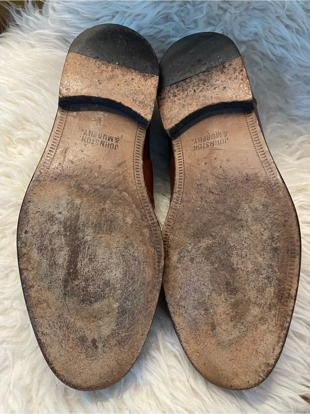 Johnston & Murphy Tassel Loafers Cognac Size 11